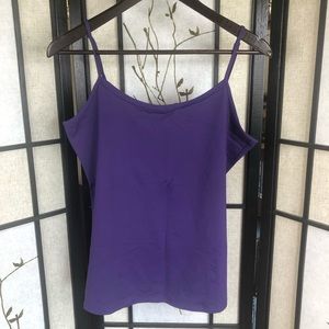 4 for 25$ RW&CO | Purple Camisole Cami Top. Size Large.